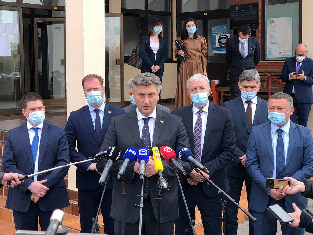 Andrej Plenković: "SIGURAN SAM DA ĆEMO POBIJEDITI - DAJEM PODRŠKU GOSPODINU DEKANIĆU DA BUDE ŽUPAN"